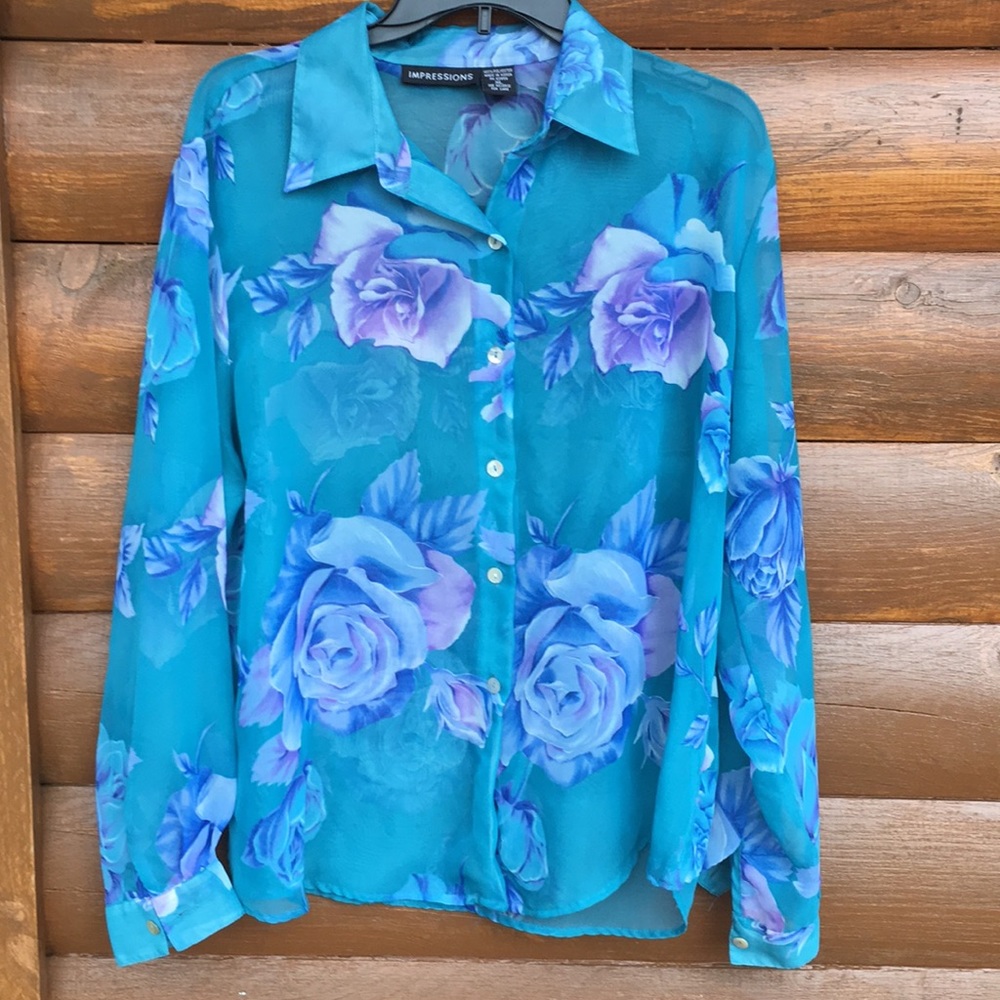 Sheer blouse